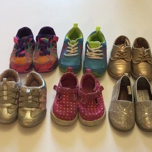 6 bundled size 5 infant shoes